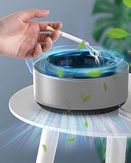 FilterSig - Battery (Advanced Ashtray Absorbs Cigarette Smoke and Eliminates Pesky Odors, Ideal for Indoors, Battery Operated) - Generic