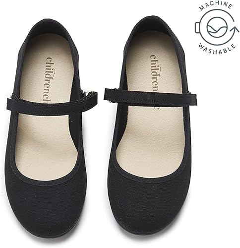 Miniatura 3 de Zapatos planos para niñas con correas de velcro para la escuela, bodas y uso casual (bebé, niño pequeño, niño pequeño)