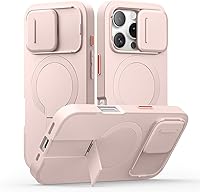 Vista 48 de SURITCH Funda para iPhone 14 Pro Max con cubierta magnética para cámara deslizante y soporte ajustable, compatible con MagSafe, funda protectora