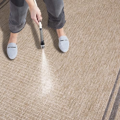 Tapete Safavieh Runner 2'2" x 8', Natural y Negro miniatura 6