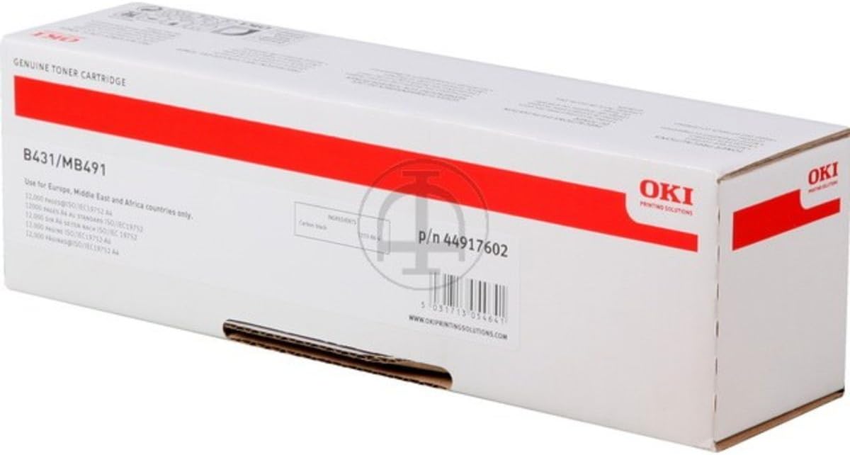 OKI MB 491 (44917602) - original - Toner black - 12.000 Pages