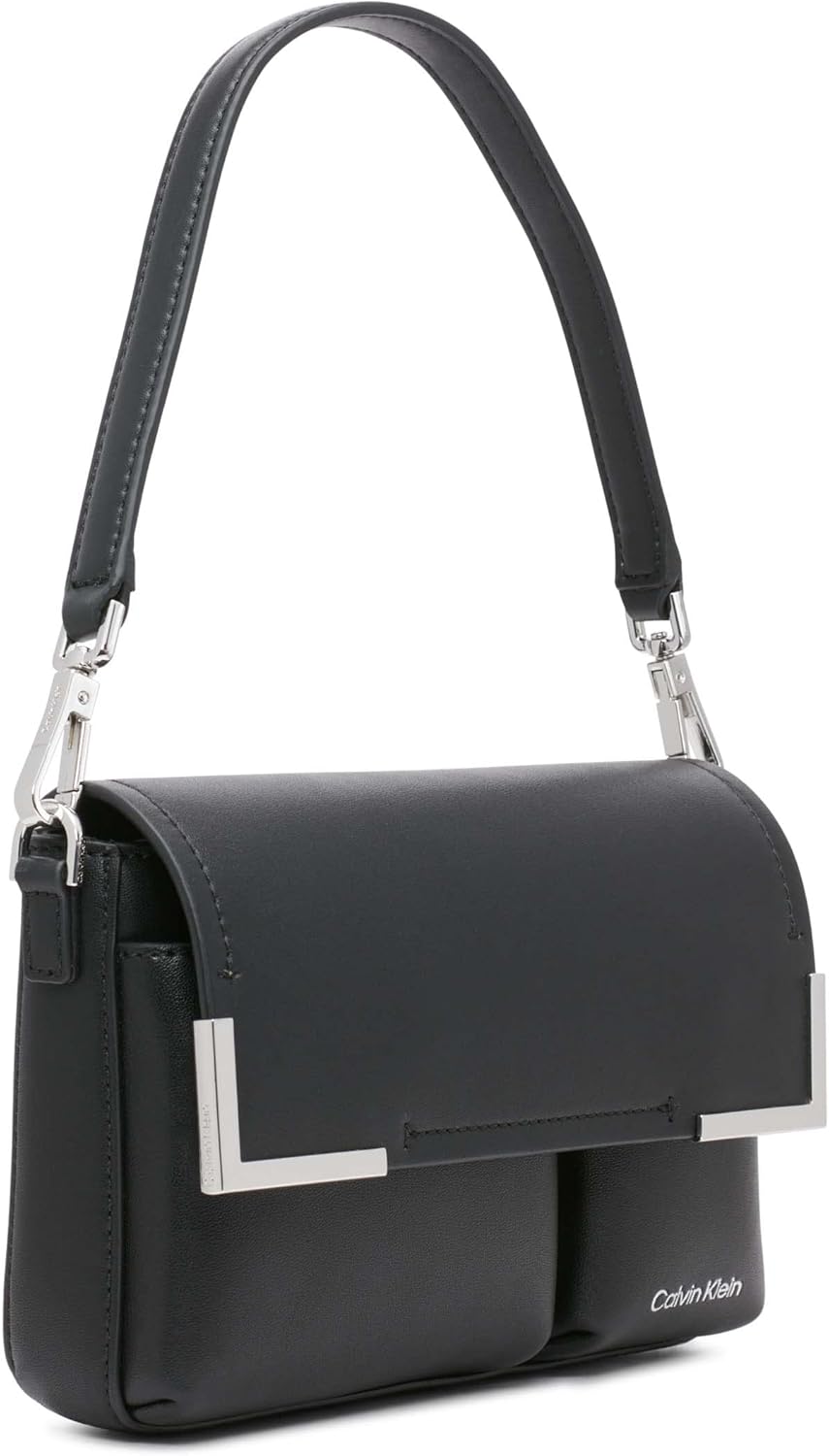 Calvin Klein womens Mica Organizational Flap Crossbody - Image 2