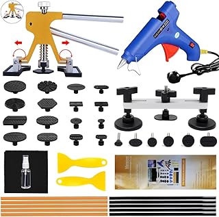 Auto Dellen Reparatur Ausbeulwerkzeug, Car Paintless Dent Removal Kit, DIY Golden Lifter für Fahrzeug Dellen/Hagel Schaden Entfernen