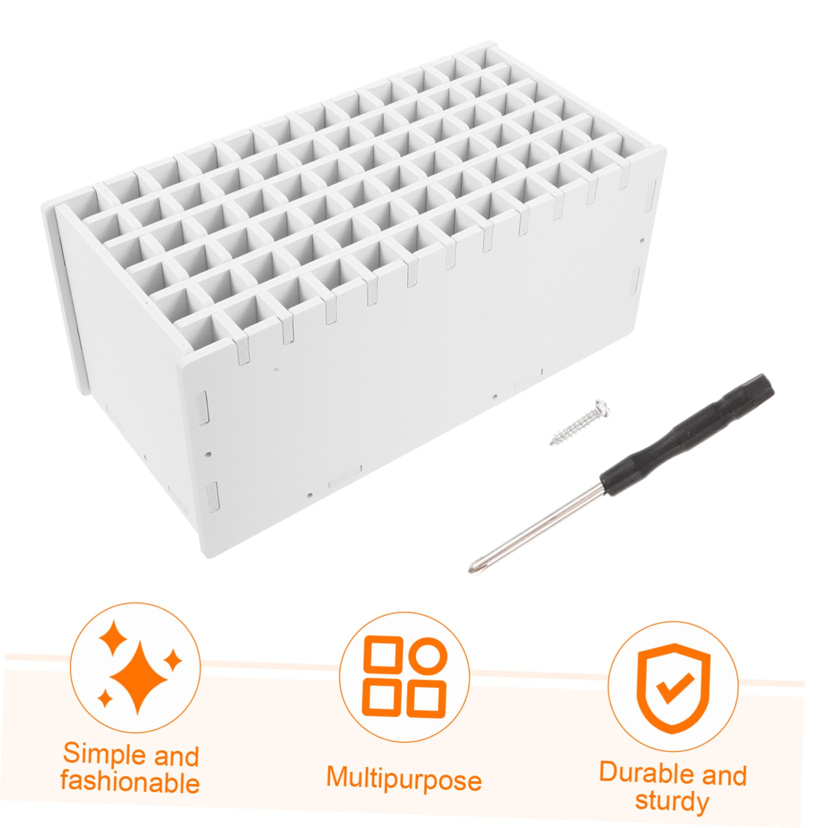 Portapenne Organizer Da Scrivania Scaffale Portaoggetti Multifunzionale Scatola Per Penne e Cancelleria Materiale Robusto Sicuro