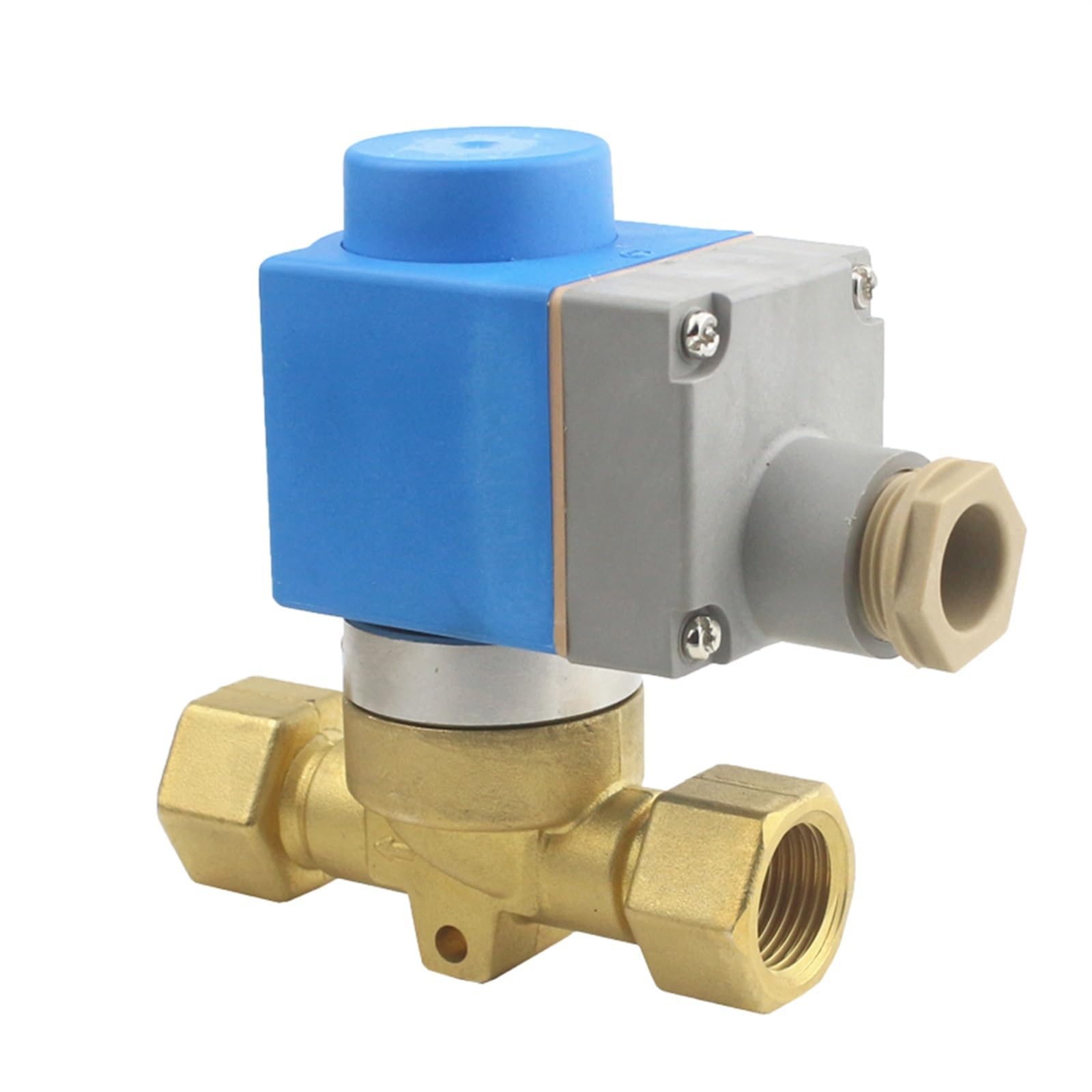 90bar 2 Way High Pressure CO2 Carbon Dioxide Gas Column Solenoid Valve 1/2inch BSP Frequency Brass for Stage Equipment 1Pcs(AC110V)