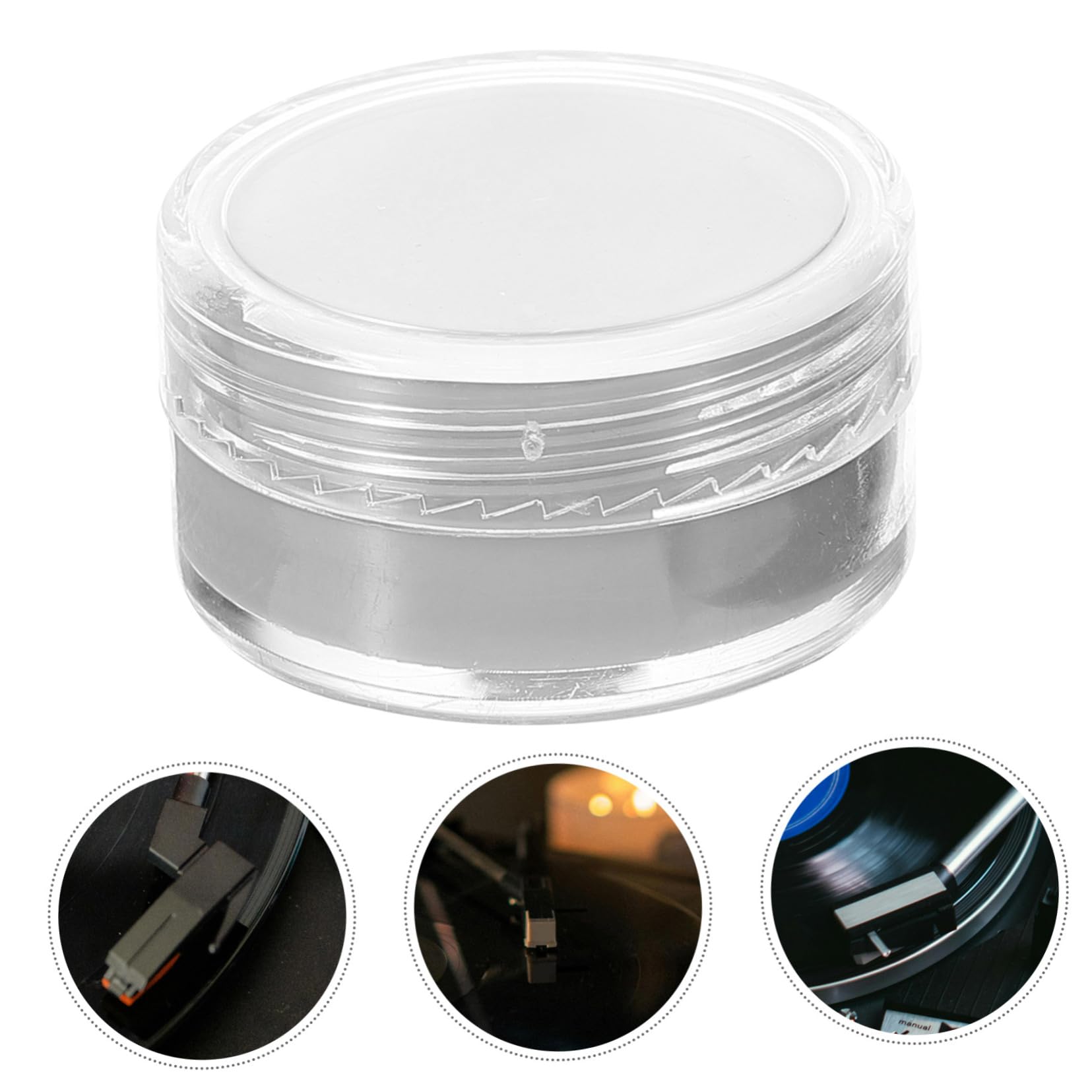 TOYANDONA 3pezzi Gel Per Pulizia Puntina Pulitore Antistatico Per Testine Di Lettura Accessorio Per Giradischi e Penne Touch Esperienza Audio Migliorata