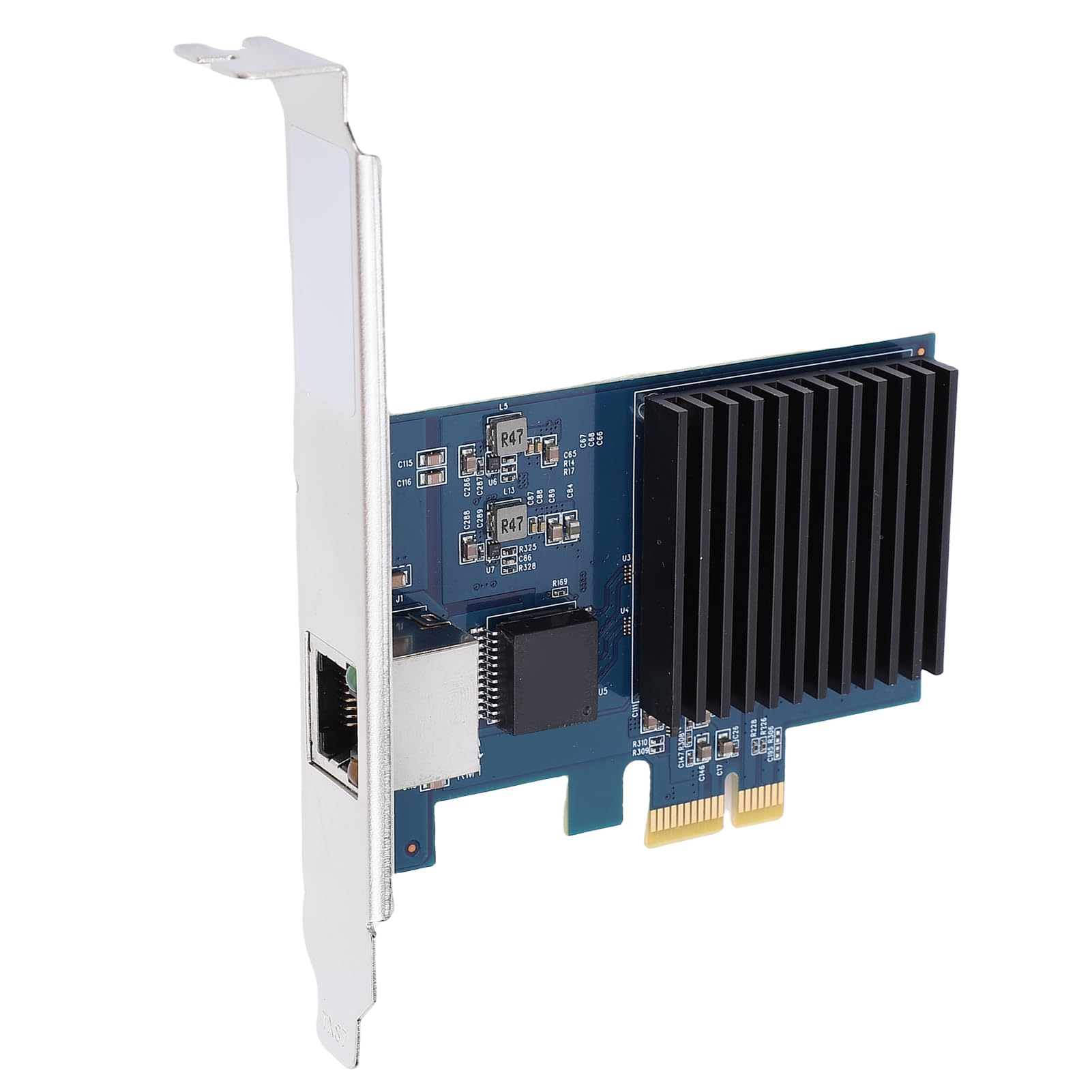 GOWENIC Adaptador Ethernet de Alta Velocidad de Tarjeta de Red PCIe 10G para PC con Puerto RJ45 e Interfaz PCI Express Gen 4.0