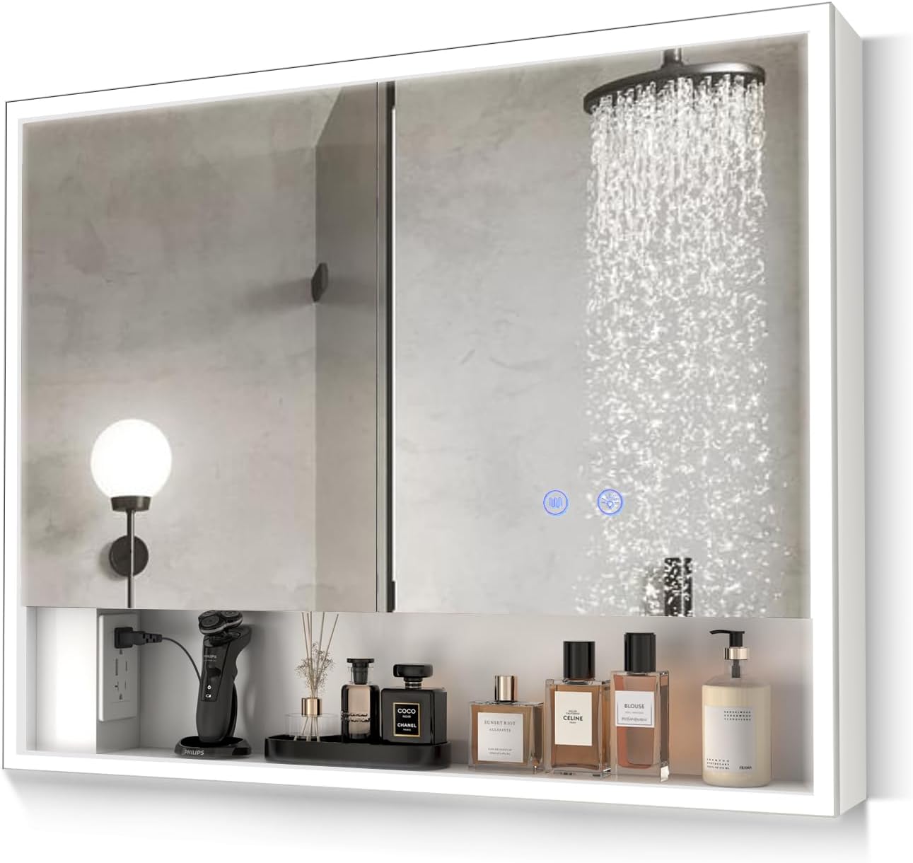 Amazon.com: Medicine Cabinet with Lights Medicine Cabinet Mirror for ...