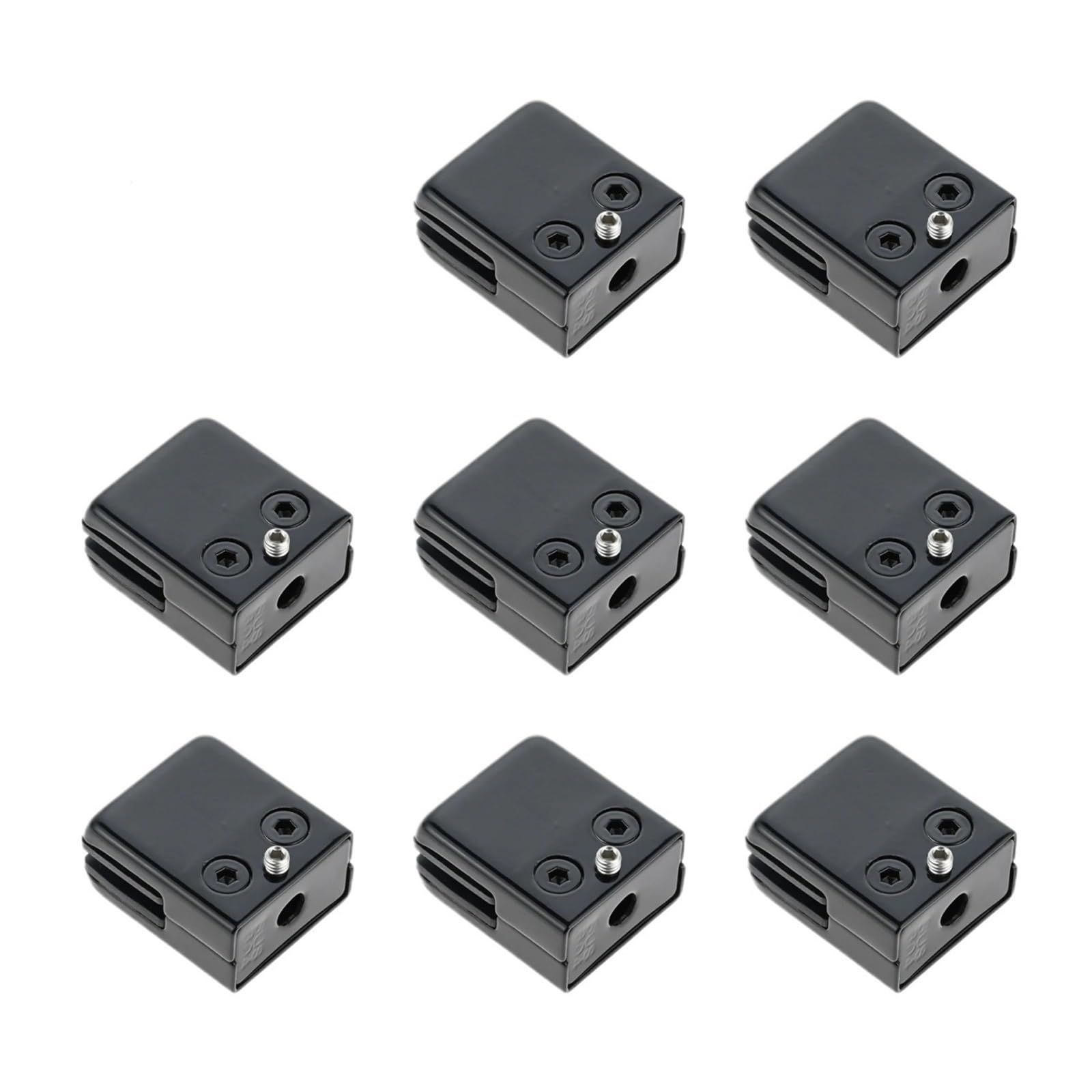 Yilwpv One Color 8Pcs Glass Clamps Stainless Steel 304 Clip Bracket