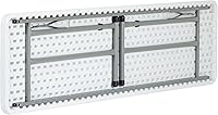 Vista 2 de VIYAO Folding Tables This Sized Folding Table,Cleanup is Simple on This Durable, Which Can Be Used in Many Occasions