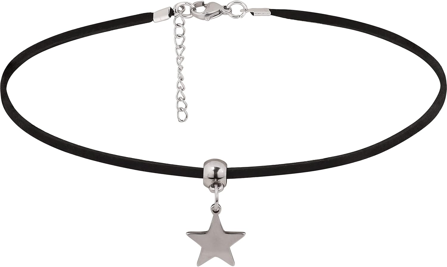 Sacina Gothic Star Choker Necklace, Black Boho Choker, Christmas New Year Jewelry Gift for Women