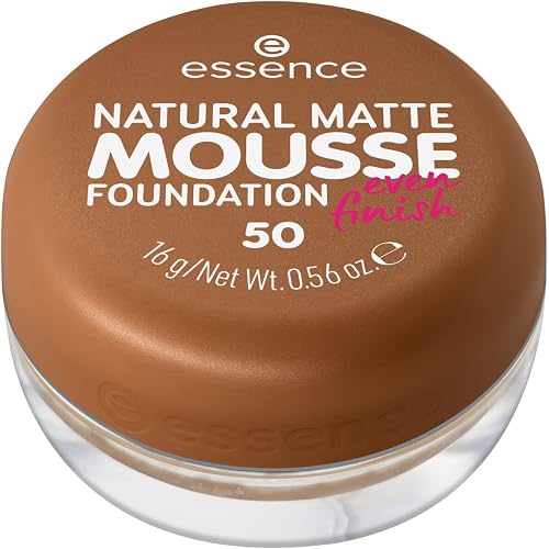 essence NATURAL MATTE MOUSSE FOUNDATION 50
