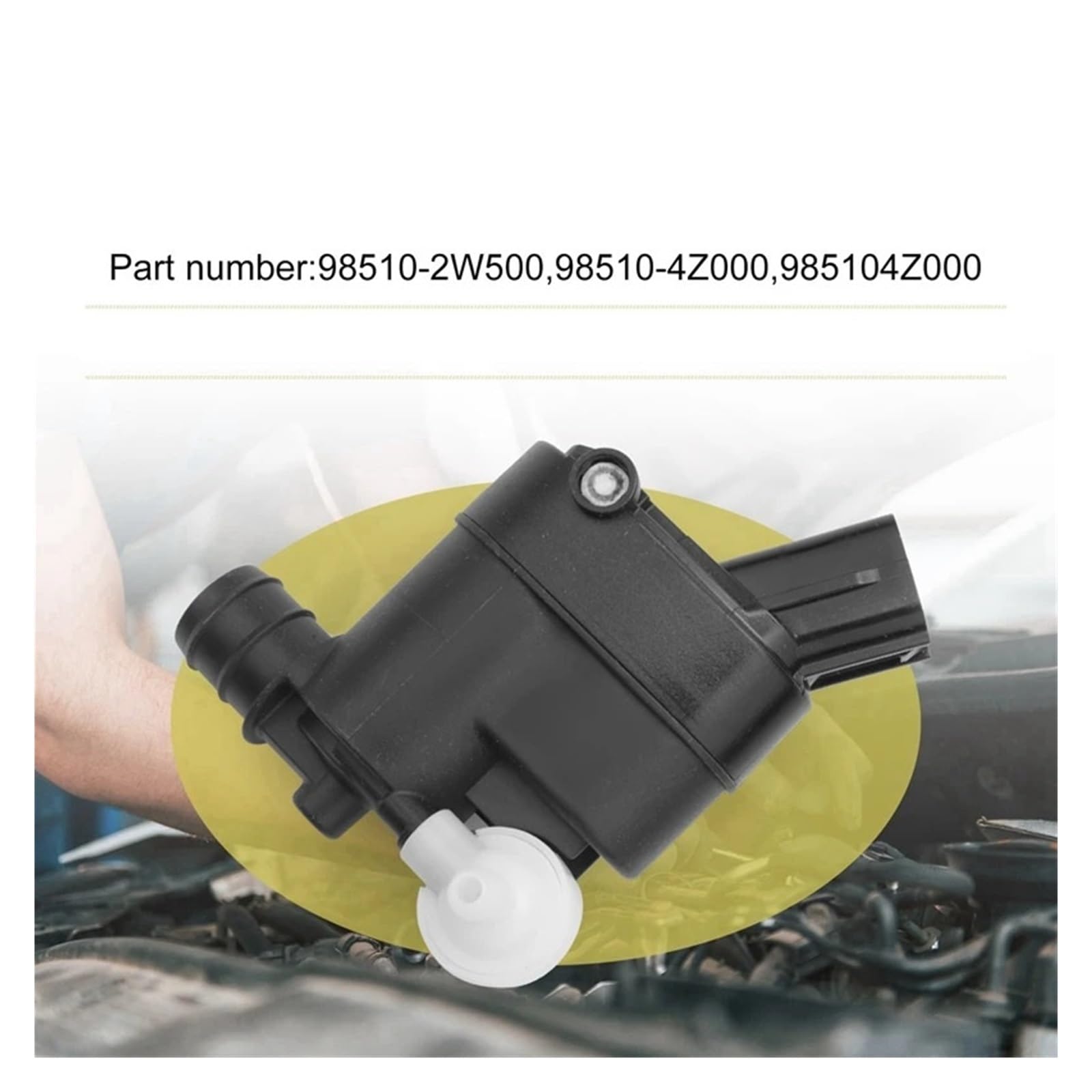 2X Motore Pompa Liquido Lavavetri,Compatible With KIA