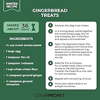 Vista 7 de CONAIRPROPET Goodbone Dog Treat Maker, 6 Treats, Included Cuisinart Recipe Book