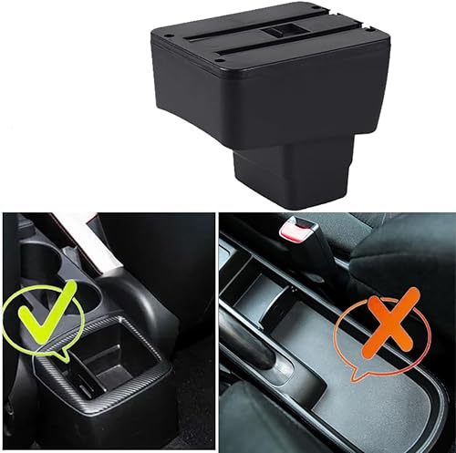 Miniatura 2 de Para Mazda CX-3 Apoyabrazos Mazda 2 Skyactiv Versión Car Central Consola Contenedor Reposabrazos Reemplazo CX3 Accesorios Piezas interiores