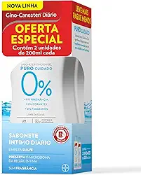 Kit GINO-CANESTEN Sabonete Intimo Puro Cuidado 200ml (2 unidades)