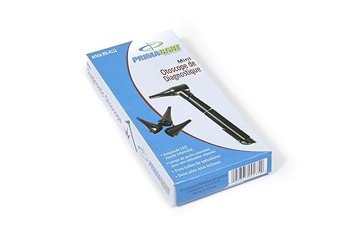 Miniatura 9 de Primacare DL-4112 miniotoscopio de diagnóstico con luz LED, color negro