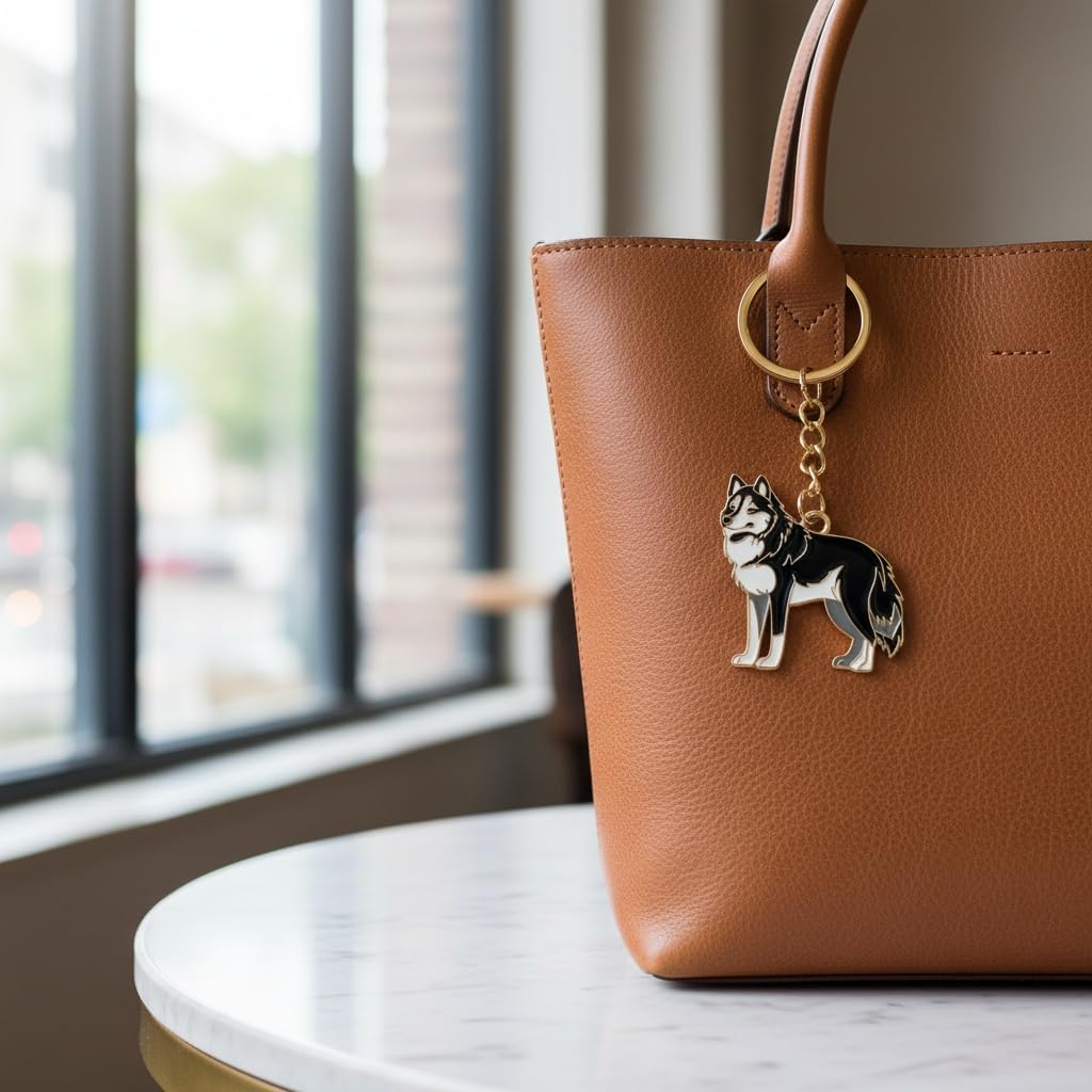 Pet Dog Keychain for Women Men,Cute Puppy Dog Animal Key chain Accessories Gifts For Car,Backpacks,Bag,Purse image 3