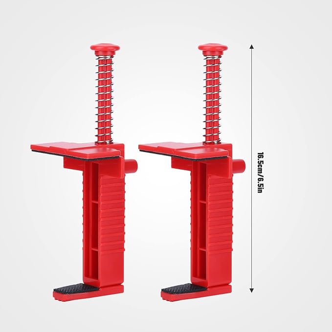Pilipane 2 PCS Brick Liner Runner Leveling Measuring Wire Drawer Tool Fixer Brick Line Clips Puller Wire Clamp for Building Construction Fixture, Engineering Accessory for The Bricklayer (Rojo) miniatura 2