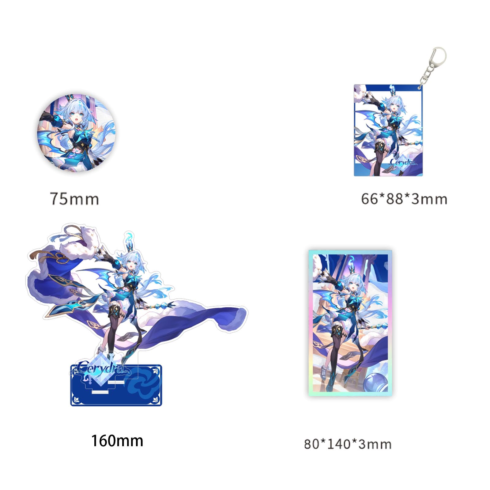 Amazon.co.jp: 4点セット 崩壊：スターレイル ケリュドラ グッズ