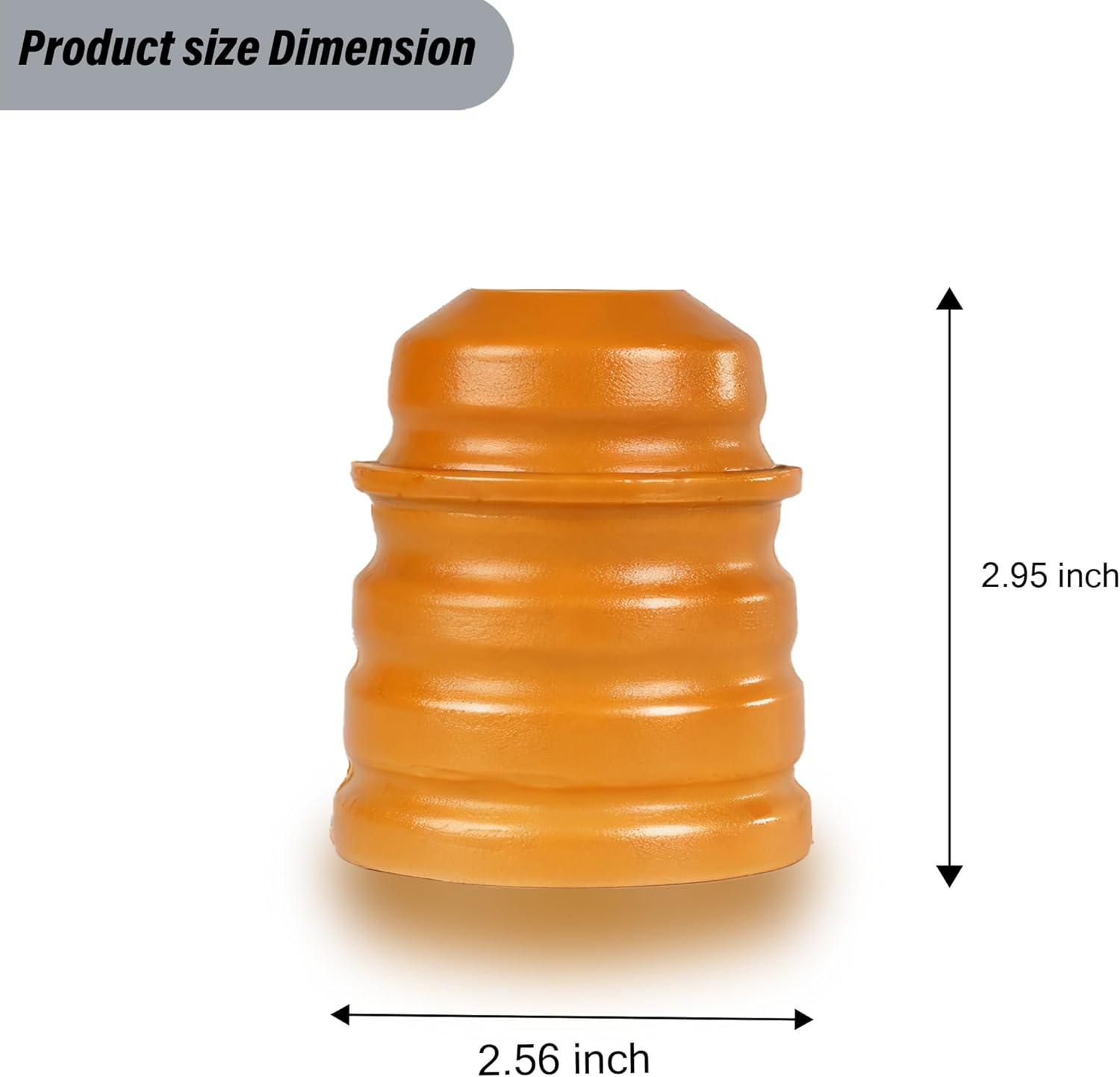 Front Bump Stops, Suspension Strut Bumpers Compatible with Chevy 2007-2014 Silverado Tahoe Yukon Escalade, 2007-2013 Suburban Sierra Avalanche (Pack of 2)