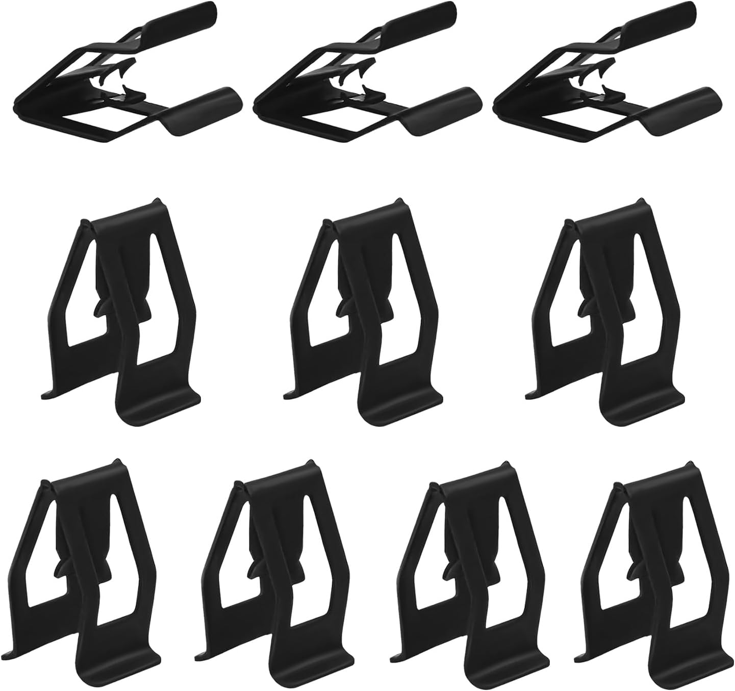 10PCS Car Dashboard Trim Clips, Automotive Metal Front Console Dash Retainer Clip, Universal Dash Board Clips Replacement for Most Vehicles, Interior Exterior Car Accessories