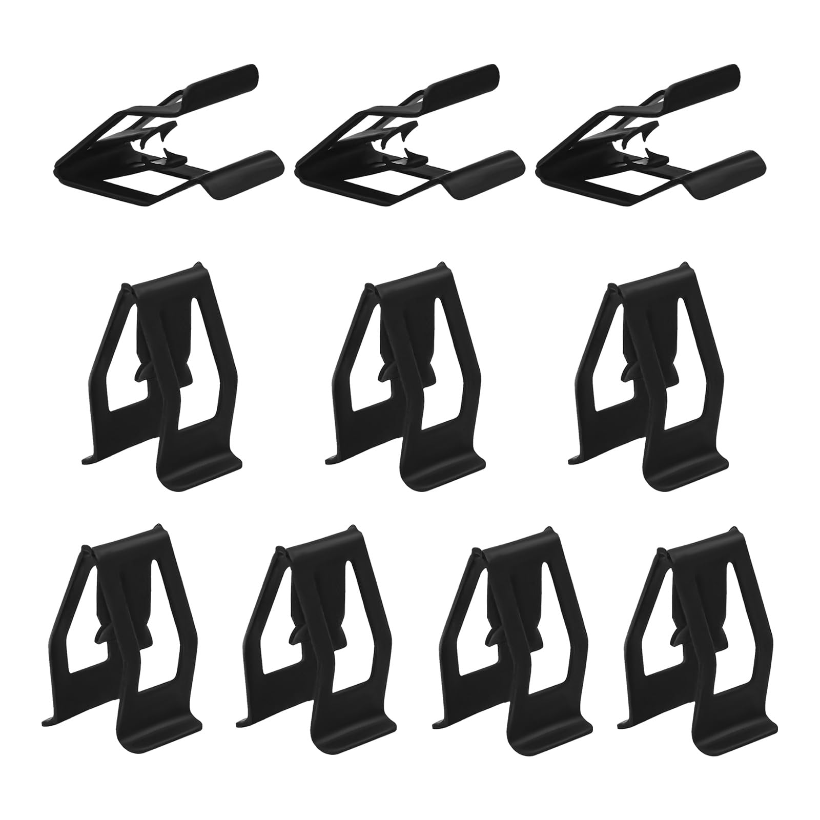 10PCS Car Dashboard Trim Clips, Automotive Metal Front Console Dash Retainer Clip, Universal Dash Board Clips Replacement for Most Vehicles, Interior Exterior Car Accessories