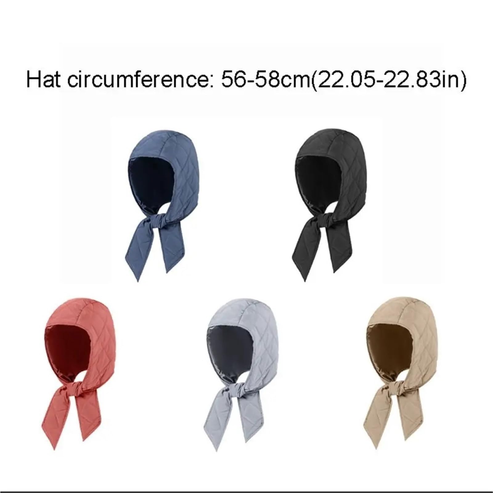 1 Uds. Pañuelo cálido de Invierno for la Cabeza, Ligero, Acolchado, a Prueba Viento, Bufanda, Sombrero, Jersey for Mujeres y Hombres, Sombreros for el frío para Deportes Al Aire Libre