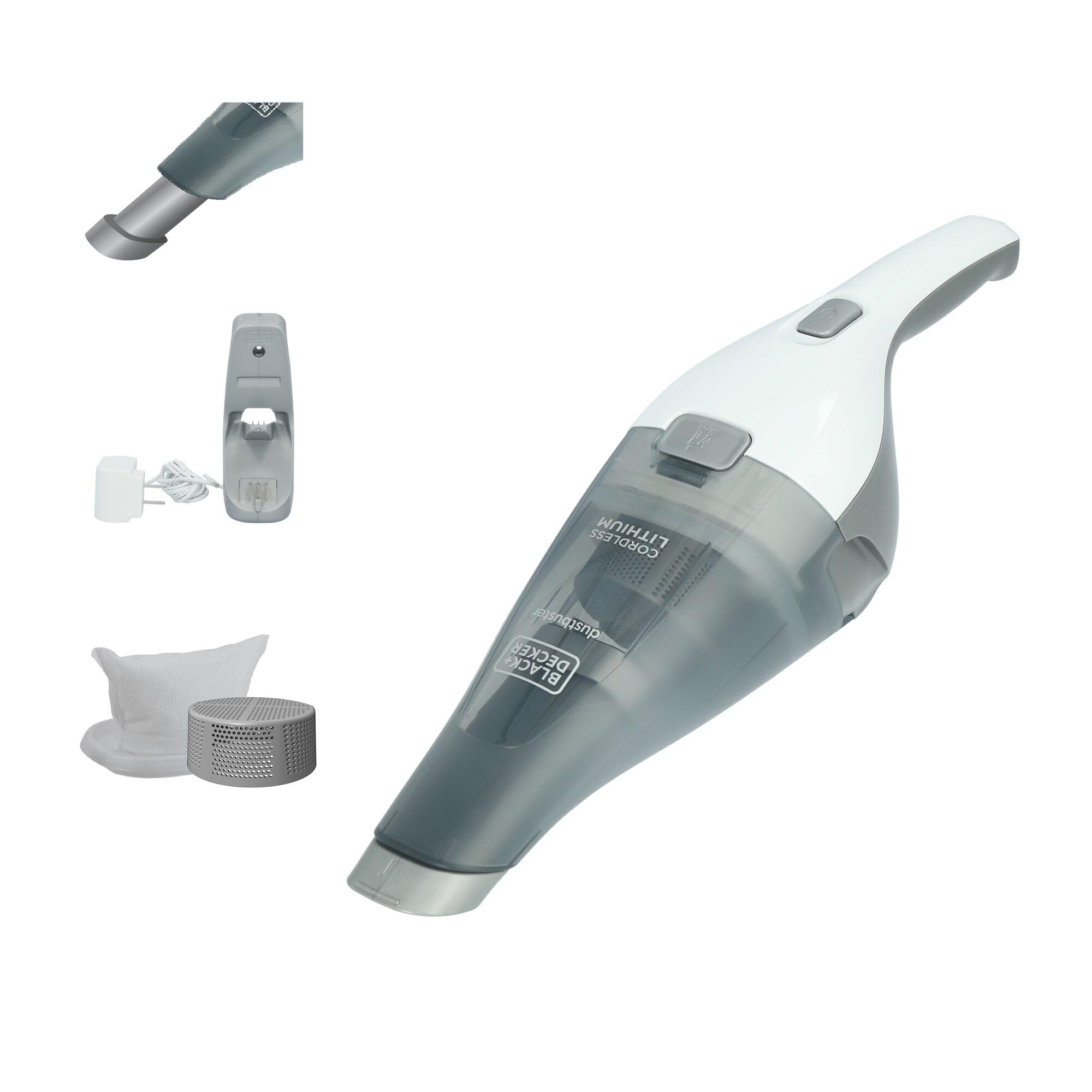BLACK+DECKER HNVC215B10, Hand Vacuum, White