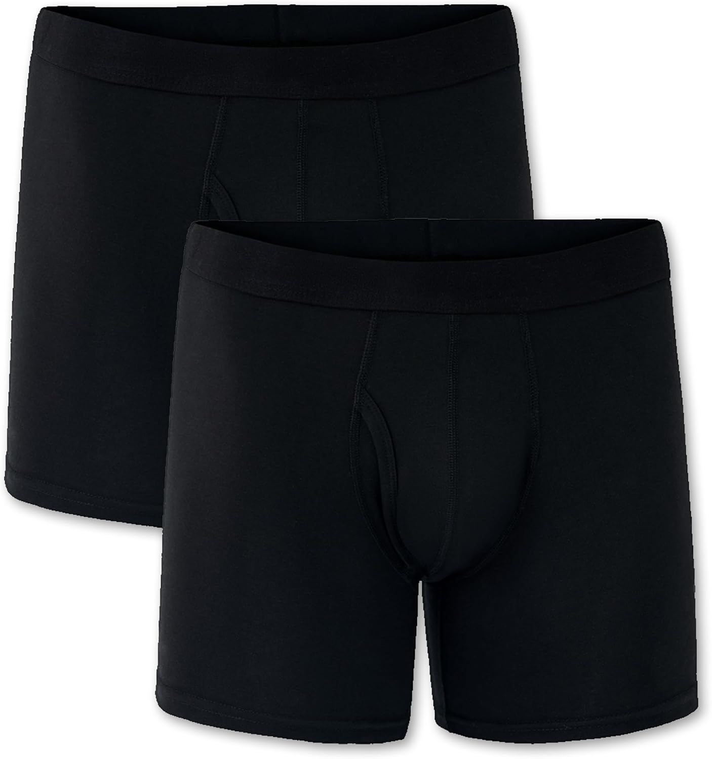 Pact Organic Cotton Men’s Everyday Boxer Brief Underwear, 2 Pack