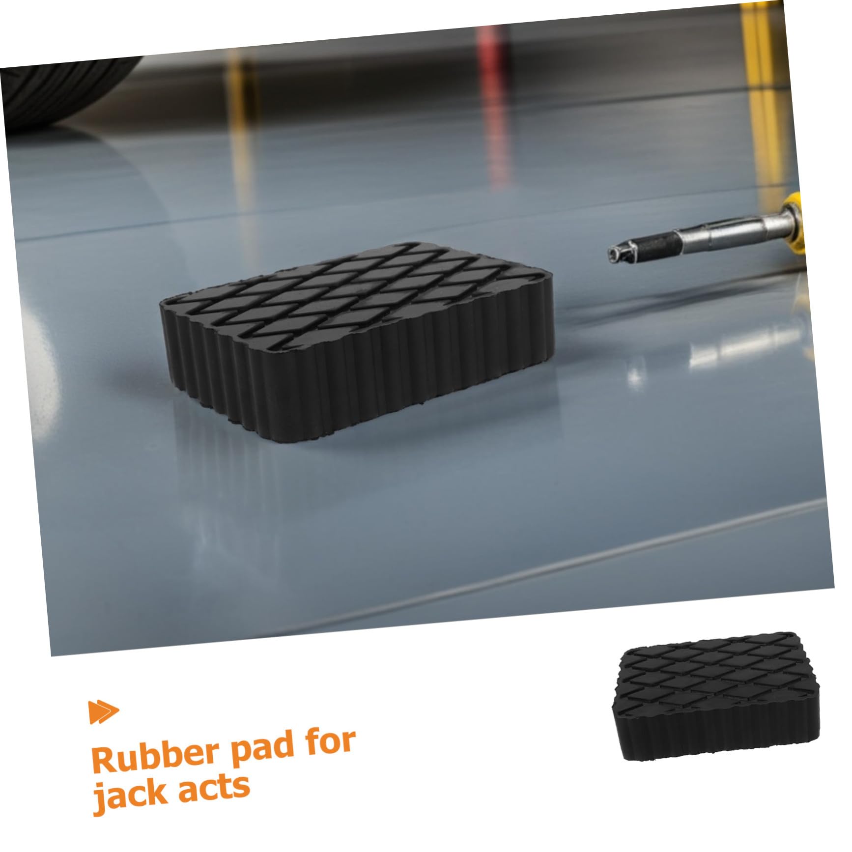 Ciieeo Unterlegscheibe Für Wagenheber Antivibrations-gummipads Gummipad Für Rangierwagenheber Stoßdämpfende Matte Gummi-wagenheberadapter Vibrationsdämpfende Unterlage Bodenschutz Werkzeu
