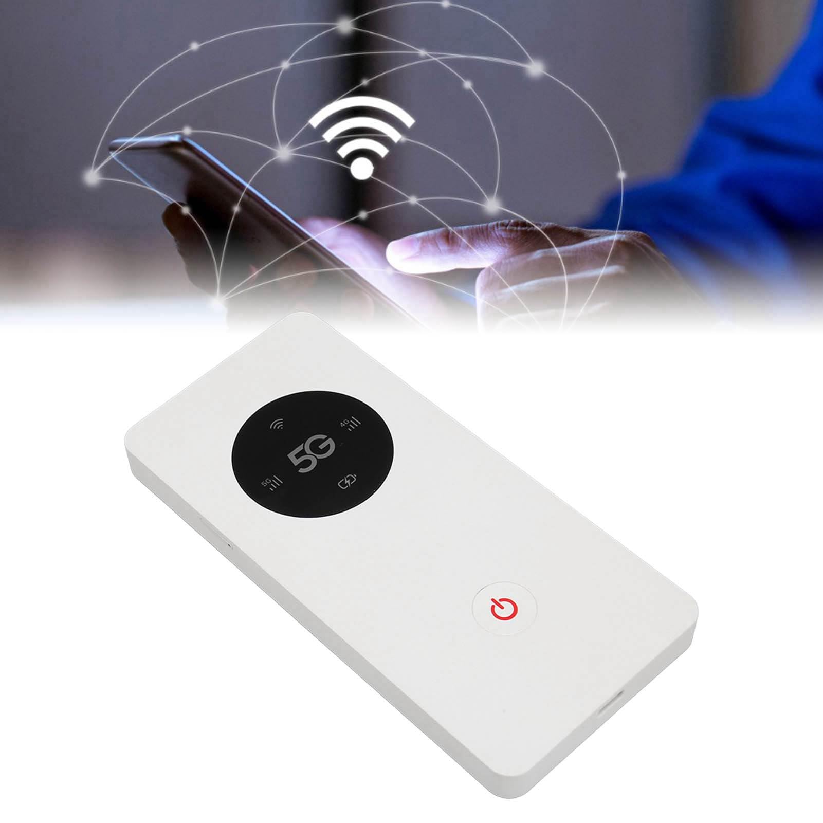 Routeur 5G, Point D'accès Mobile WiFi 5G, WiFi de Poche 5G avec Emplacement Nano SIM, Point D'accès WiFi Portable pour Les Voyages, Mobile WiFi pour Les Voyages, Les Vacances en