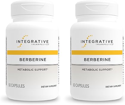 Integrative Therapeutics Berberine 1500mg - Supports Metabolic Health & Cellular Energy Metabolism - Third-Party Tested - Practitioner-Trusted Quality - Dairy-Free & Gluten-Free-120 Capsules