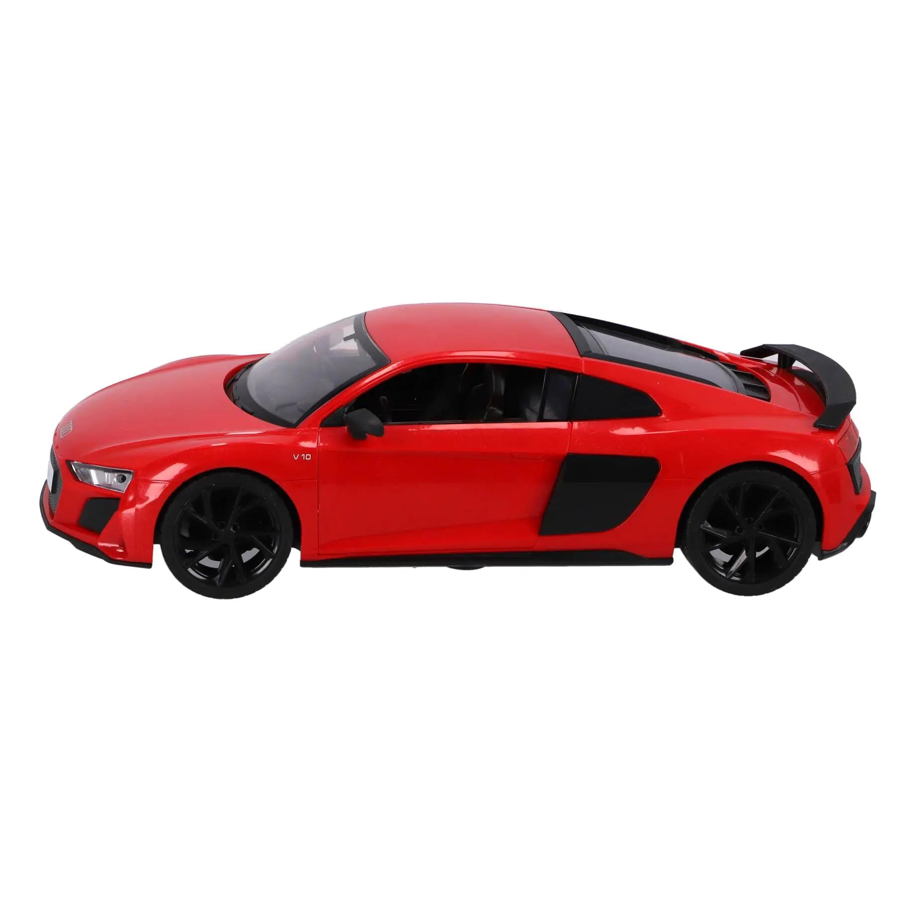 Dynatech Audi R8 Coupé RC Auto 1:14 Rosso | Veicolo telecomandato con controllo a 2,4 GHz e luci a LED | Divertimento da corsa per bambini dai 3 anni in su