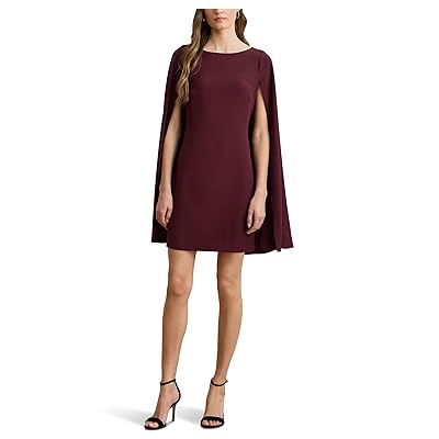 Lauren Ralph Lauren Cape Georgette Cocktail Dress Women