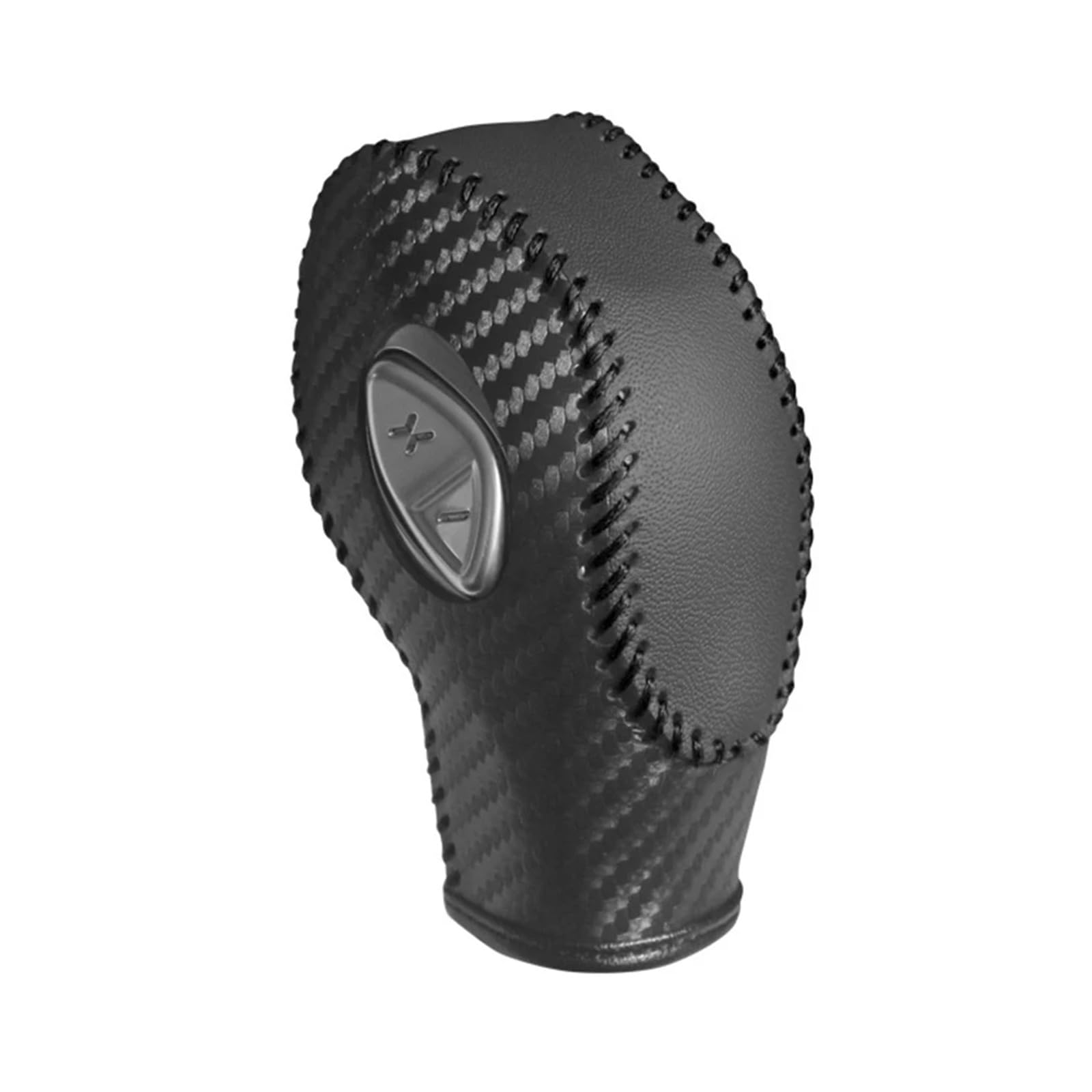 Zhannuobhd Carbon Black Line For Focus For Ecosport For Escape For Fusion For C-Max For Energi For Wagon For Fiesta Pu Car Gear Shift Knob Cover Stick Shifter Lever Knob(Carbon Black Line)