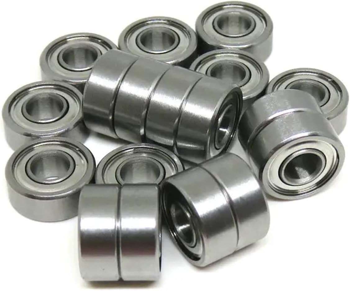 BAMMY 10pc SMR104 ZZ 4x10x4 Mm 440C Stainless Steel Ball Bearings MR104 Z SMR104Z L1040Z 4 * 10 * 4 Mm Metal Shielded RC Car Bearing