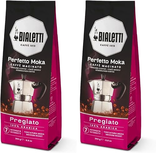 Vista 40 de Bialetti Perfetto Moka Café Moulu Intenso (Fuerte) Tostado Oscuro 8.82 oz