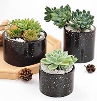 Vista 7 de FineInno 3 moldes de resina para macetas, moldes de silicona para jarrón redondo grande, molde de maceta de hormigón para macetas suculentas, molde