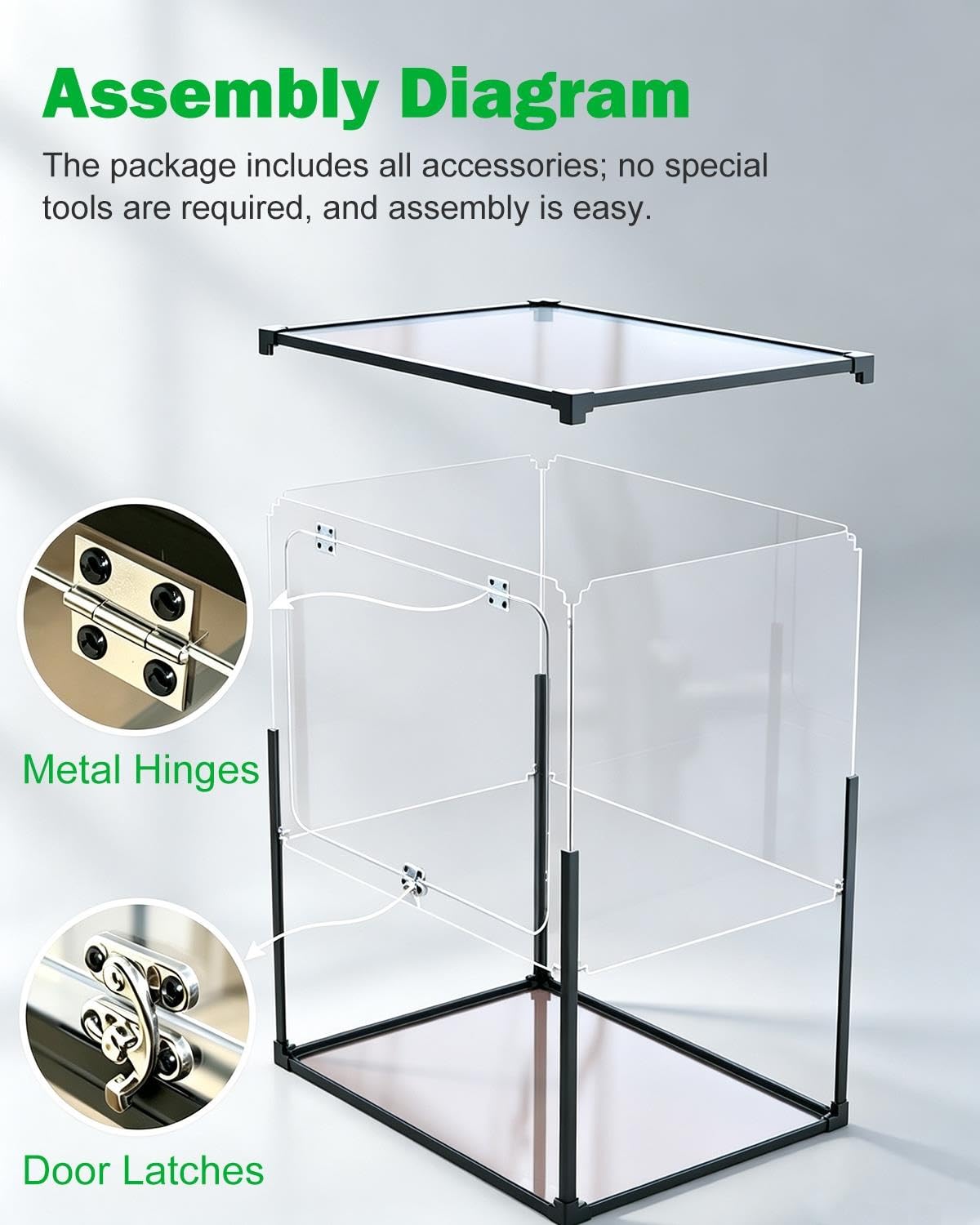 Cajas de Metacrilato Transparente con Protección Antipolvo
