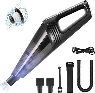 Xiaoever Handheld Vacuum Cleaner Cordless,50W 8000Pa Rechargeable Portable Powerful Cordless Vacuum Cleaner,Vacuuming Cordless for Car Cleaning