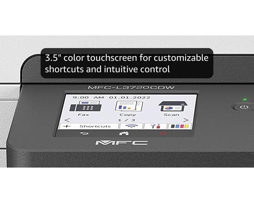 Amazon.com: Brother MFC-L3720CDW Wireless Color Laser Printer with
