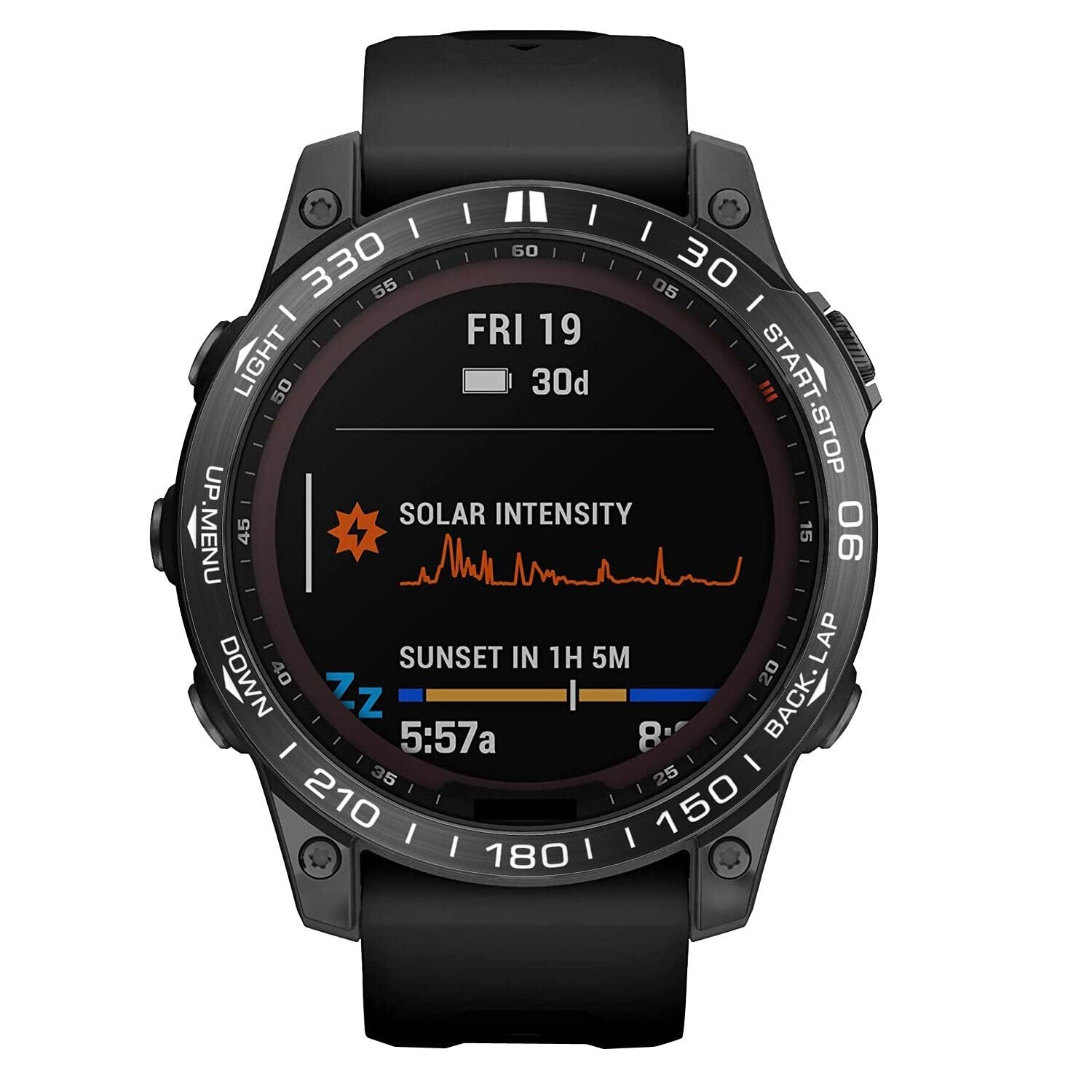 SAAWEE Anello di copertura per Garmin Fenix 7 7X 5Plus 6X Pro/6X Sapphire Watch lunetta anello in acciaio inox scolpito unità adesivo antigraffio, For Garmin Fenix 7, agata