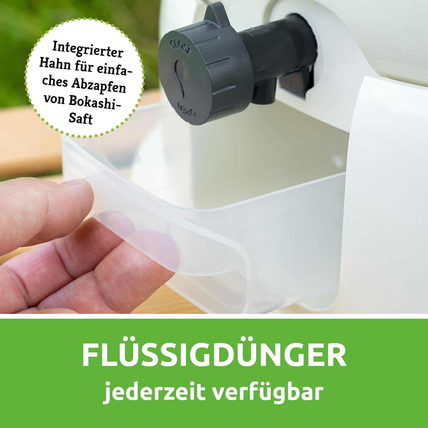 EM-Chiemgau Komposteimer Küche Geruchsdicht [2er Set] je 15,3 L Volumen Küchenabfalleimer Bokashi Set Eimer Komposter mit Zubehör für Küchenabfall, Mülltrennung & Kompostieren | Biomülleimer (grau)