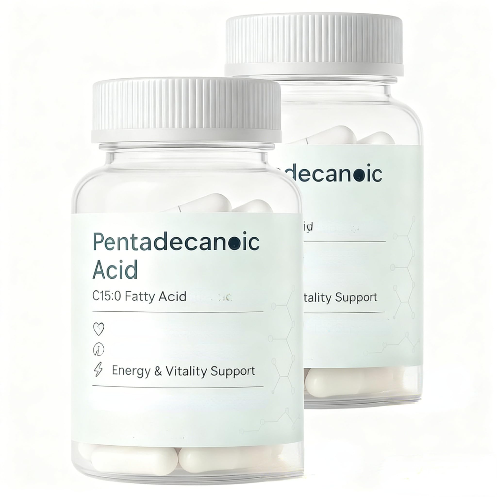 áCido Pentadecanoico, C15:0, Leche De Oveja De Gran Altitud, Bienestar Diario, Apoyo A La EnergíA Y La Vitalidad,（2pcs）
