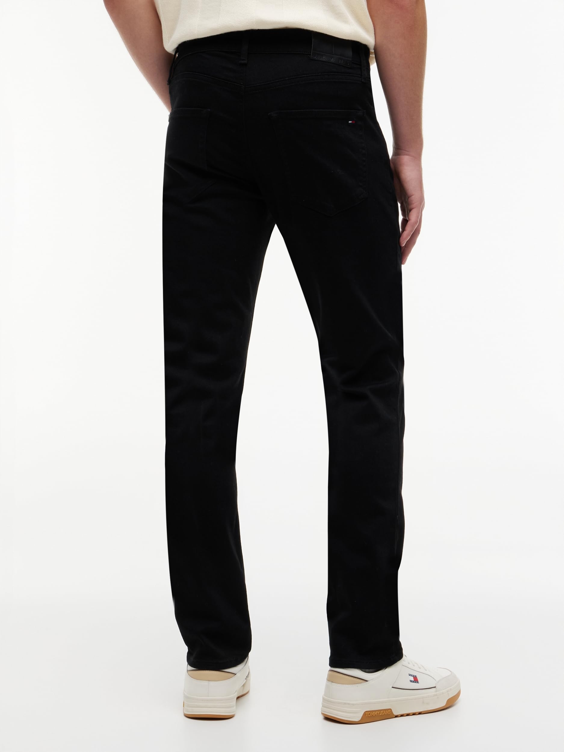 Tommy Jeans Męskie Scanton Slim DH4288 DM0DM207071BZ021 Slim, Denim (Denim Black), 3430, Denim (czarny dżins), W30 / L34