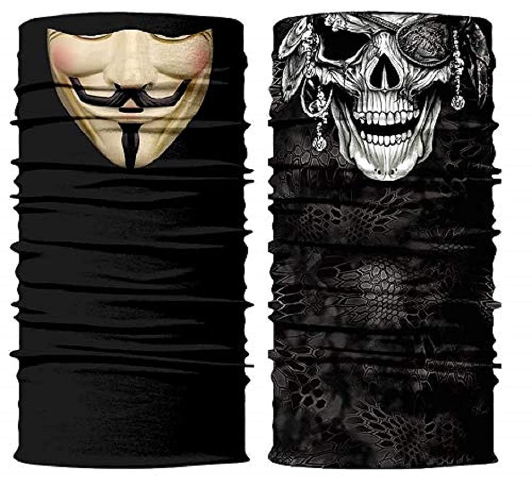 ShopINess Lot De 2 Cache-Cou Foulard Multifonctions Unisexe | FindTheDeal