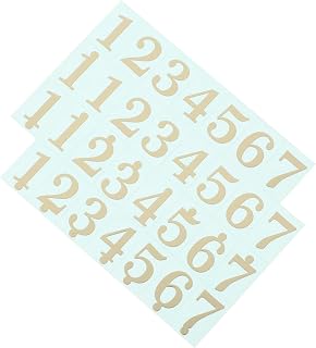 COHEALI 2pcs Phonetic Stickers Music Notes Music Stickers Music Accessories Tongue Drum Note Memory Sticker Musical Note Sticker Finger Picks Mallet Sticker Drum Instrument Supplies Golden