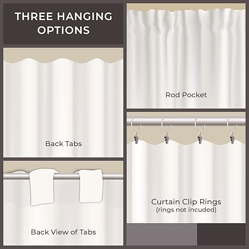 Miniatura 5 de Piper Classics Betsy - Cortina de ducha a rayas, 72 x 72 pulgadas, granja, campestre, patriótica, cortina de baño de estilo americano primitivo