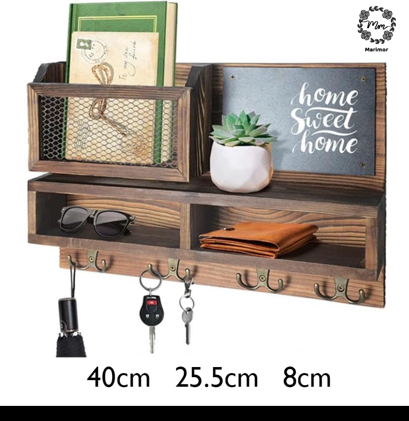 Portachiavi Da Parete A Forma Di Leone - 6 Ganci, Nero, 30x18cm, Per Ingresso E Casa - Foto 6